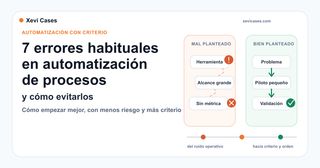 7 errores habituales en automatización de procesos y cómo evitarlos