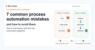 7 common process automation mistakes and how to avoid them