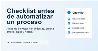 Checklist antes de automatizar un proceso