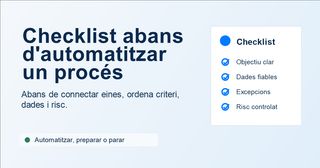 Checklist abans d’automatitzar un procés