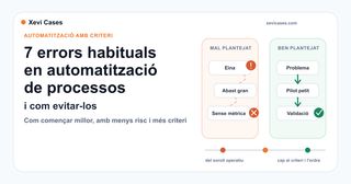 7 errors habituals en automatització de processos i com evitar-los