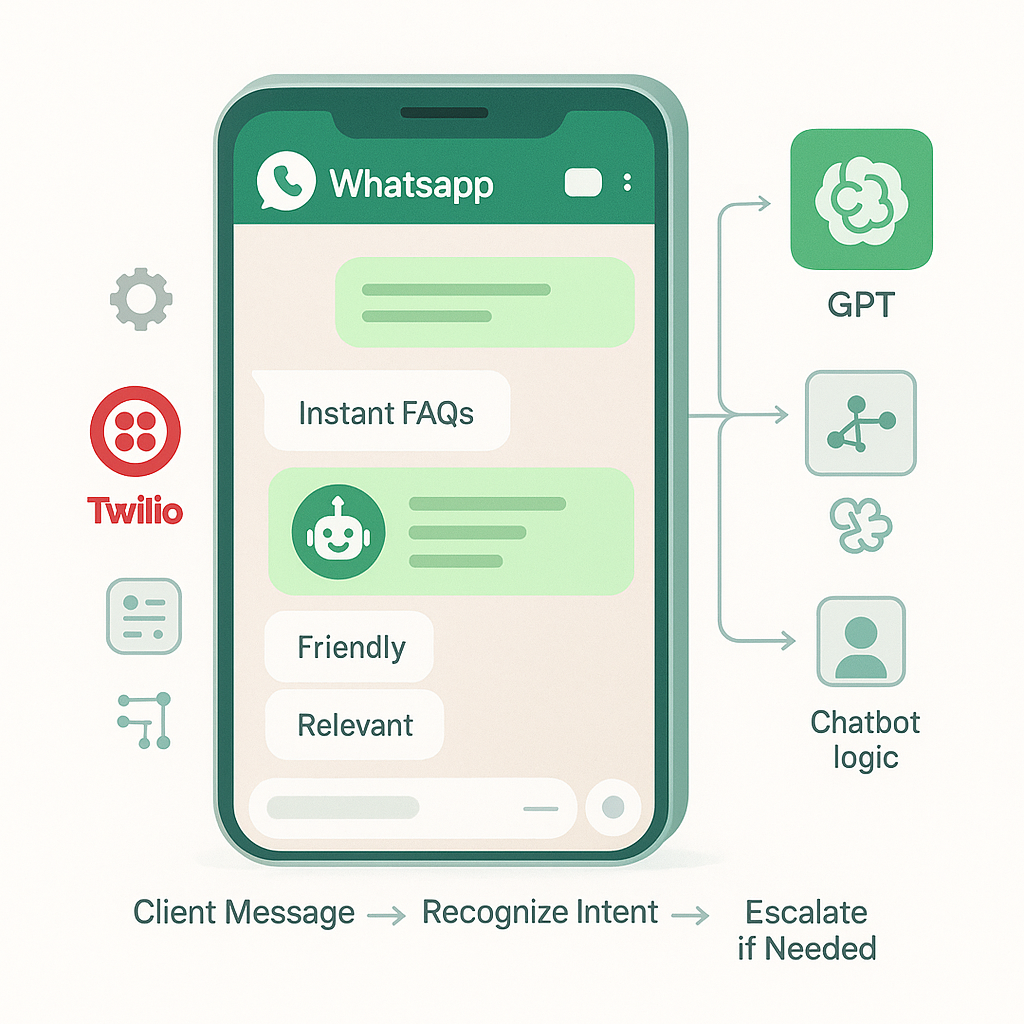 IA gestionant converses per WhatsApp